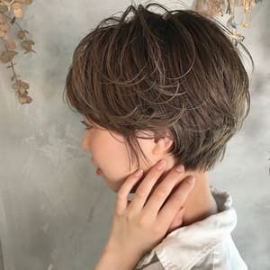 ショートのヘアスタイル画像